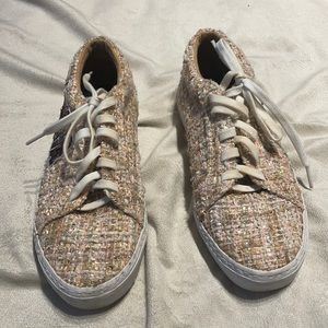 Tweed “Banana” sneakers